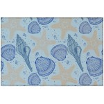 Addison Rugs Surfside ASR34 Blue 1'8" x 2'6" Rug