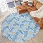 Addison Rugs Surfside ASR34 Blue 8' x 8' Rug