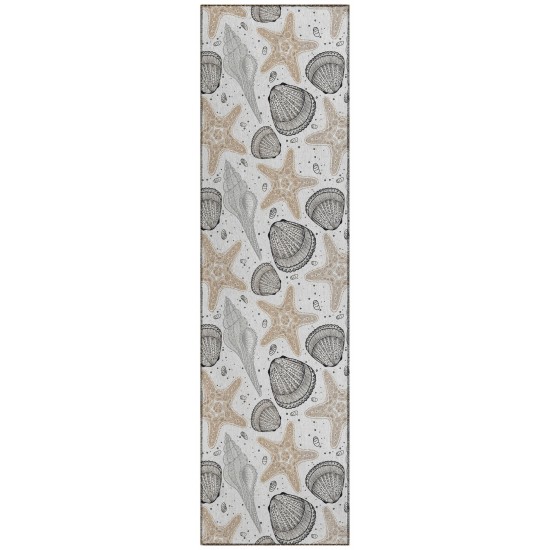 Addison Rugs Surfside ASR34 Fog 2'3" x 7'6" Rug