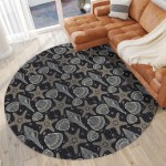 Addison Rugs Surfside ASR34 Midnight 8' x 8' Rug