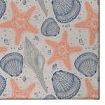 Addison Rugs Surfside ASR34 Peach 1'8" x 2'6" Rug