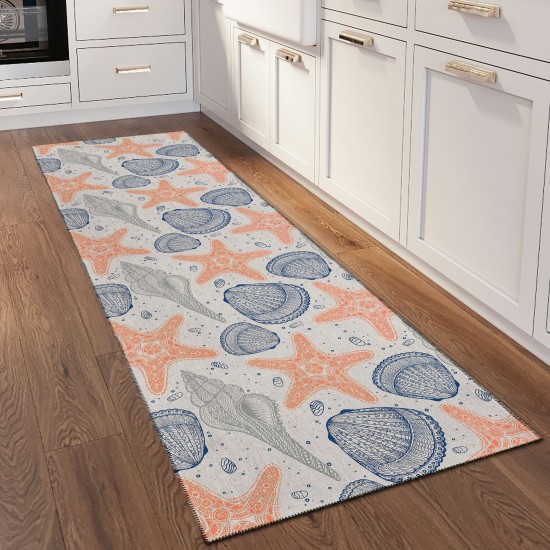 Addison Rugs Surfside ASR34 Peach 2'3" x 7'6" Rug