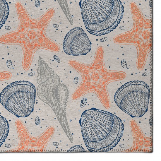 Addison Rugs Surfside ASR34 Peach 2'3" x 7'6" Rug