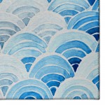 Addison Rugs Surfside ASR35 Blue 1'8" x 2'6" Rug