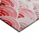 Addison Rugs Surfside ASR35 Red 1'8" x 2'6" Rug