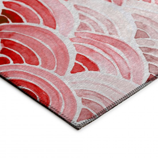 Addison Rugs Surfside ASR35 Red 1'8" x 2'6" Rug