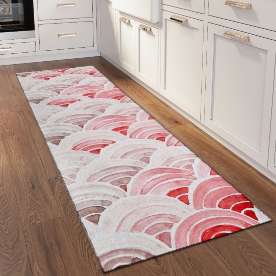 Addison Rugs Surfside ASR35 Red 2'3" x 7'6" Rug