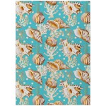 Addison Rugs Surfside ASR36 Aqua 10' x 14' Rug