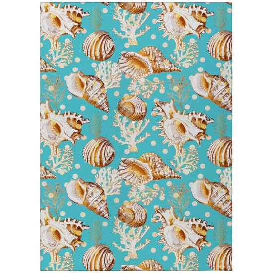 Addison Rugs Surfside ASR36 Aqua 10' x 14' Rug