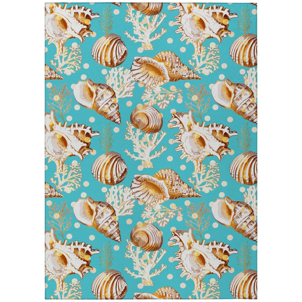 Addison Rugs Surfside ASR36 Aqua 10' x 14' Rug