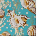 Addison Rugs Surfside ASR36 Aqua 1'8" x 2'6" Rug