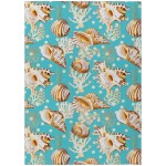 Addison Rugs Surfside ASR36 Aqua 9' x 12' Rug