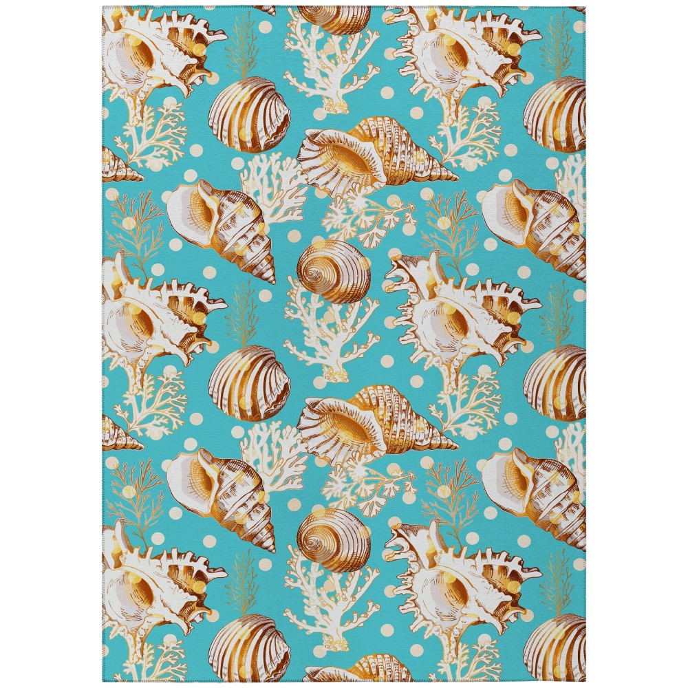 Addison Rugs Surfside ASR36 Aqua 9' x 12' Rug