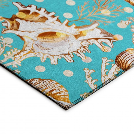 Addison Rugs Surfside ASR36 Aqua 9' x 12' Rug