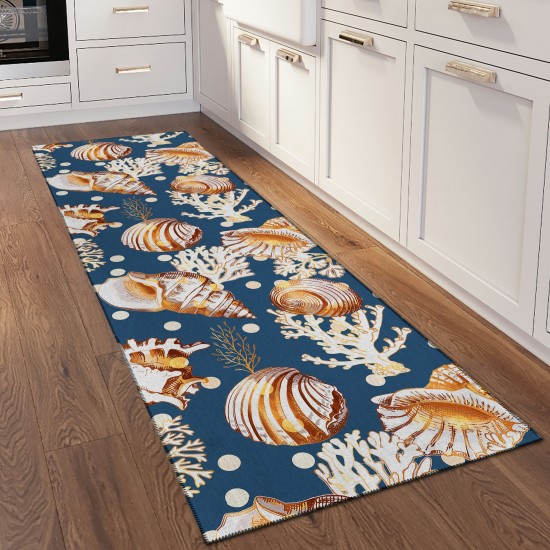 Addison Rugs Surfside ASR36 Blue 2'3" x 7'6" Rug