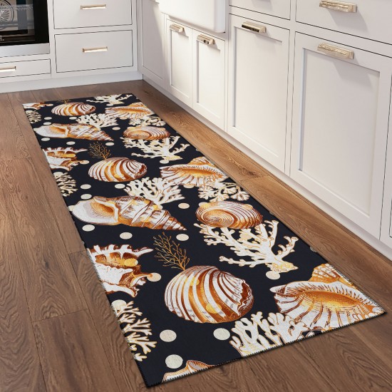 Addison Rugs Surfside ASR36 Midnight 2'3" x 7'6" Rug