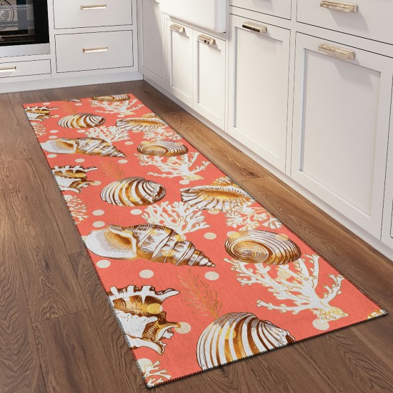 Addison Rugs Surfside ASR36 Peach 2'3" x 7'6" Rug