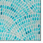 Addison Rugs Surfside ASR37 Aqua 1'8" x 2'6" Rug