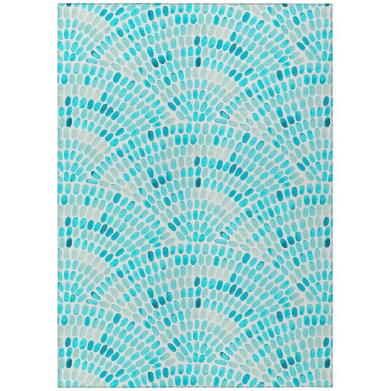 Addison Rugs Surfside ASR37 Aqua 3' x 5' Rug