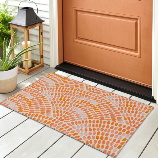 Addison Rugs Surfside ASR37 Peach 1'8" x 2'6" Rug