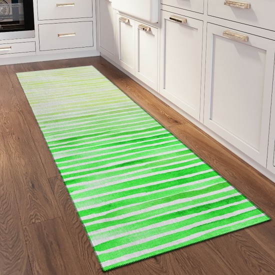 Addison Rugs Surfside ASR38 Green 2'3" x 7'6" Rug