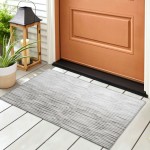 Addison Rugs Surfside ASR38 Gray 1'8" x 2'6" Rug