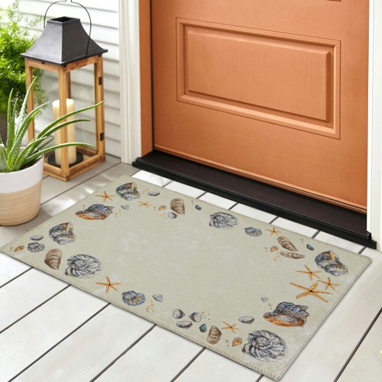 Addison Rugs Surfside ASR39 Oyster 1'8" x 2'6" Rug