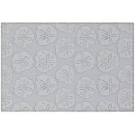 Addison Rugs Surfside ASR40 Gray 1'8" x 2'6" Rug