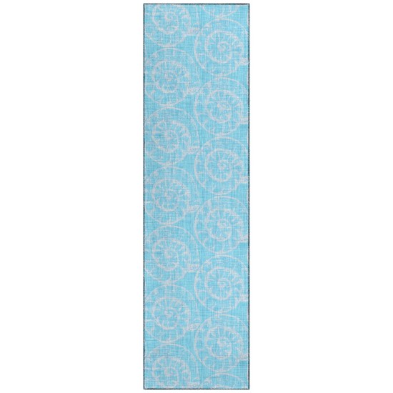 Addison Rugs Surfside ASR41 Aqua 2'3" x 7'6" Rug