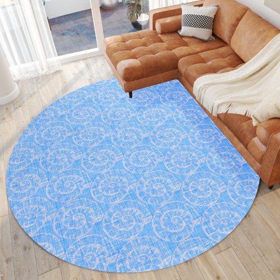 Addison Rugs Surfside ASR41 Blue 8' x 8' Rug