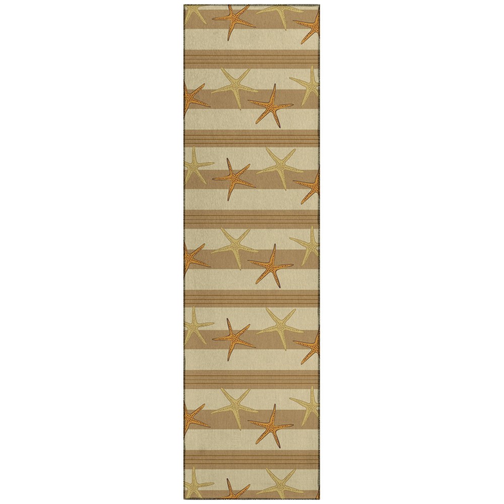 Addison Rugs Surfside ASR42 Tan 2'3" x 7'6" Rug