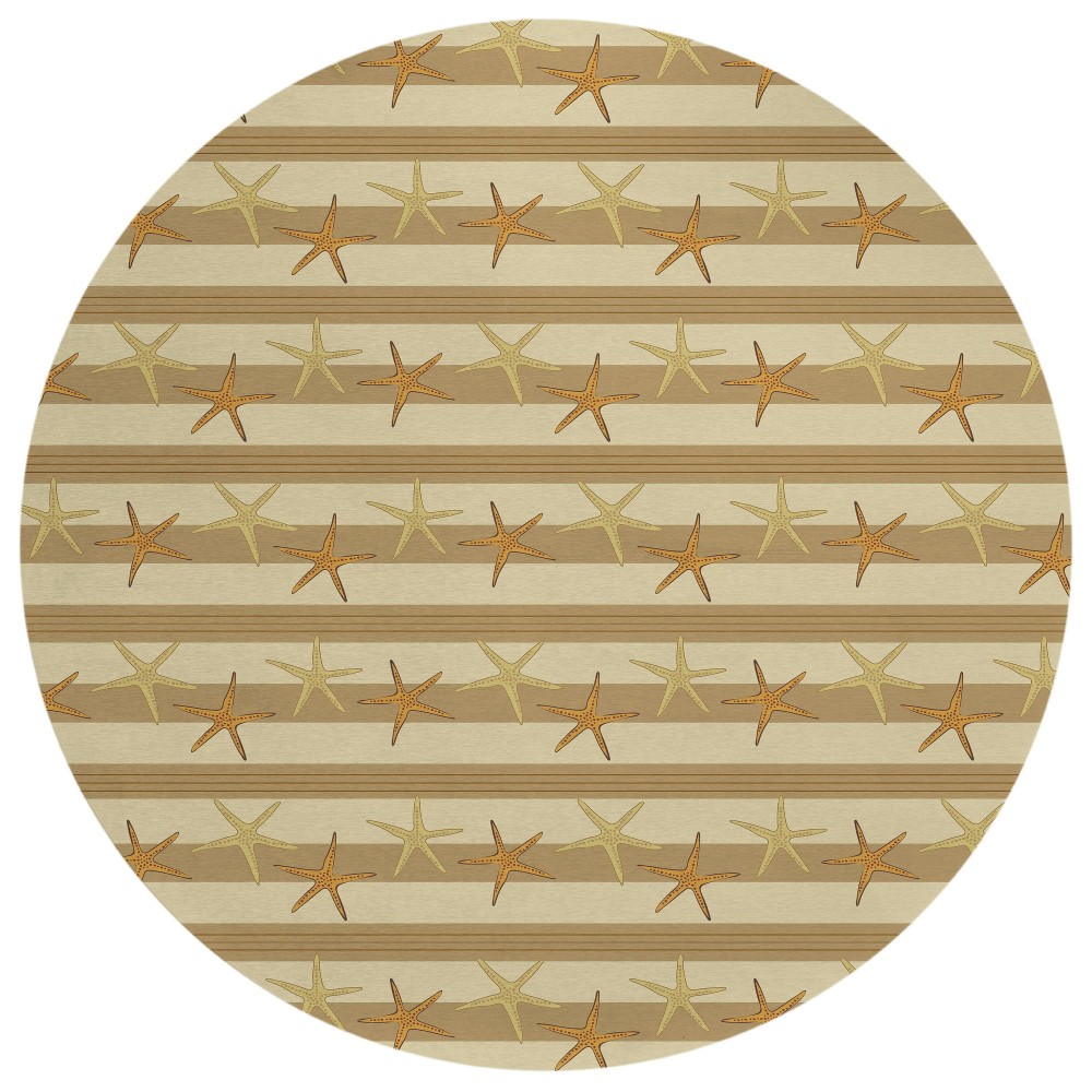 Addison Rugs Surfside ASR42 Tan 8' x 8' Rug