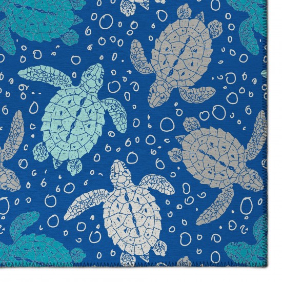 Addison Rugs Surfside ASR43 Blue 1'8" x 2'6" Rug