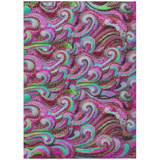 Addison Rugs Surfside ASR44 Raspberry 10' x 14' Rug