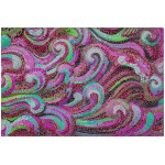 Addison Rugs Surfside ASR44 Raspberry 1'8" x 2'6" Rug