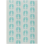 Addison Rugs Surfside ASR45 Aqua 3' x 5' Rug