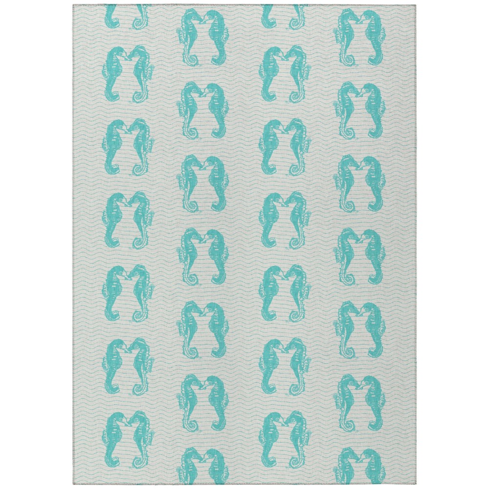 Addison Rugs Surfside ASR45 Aqua 3' x 5' Rug