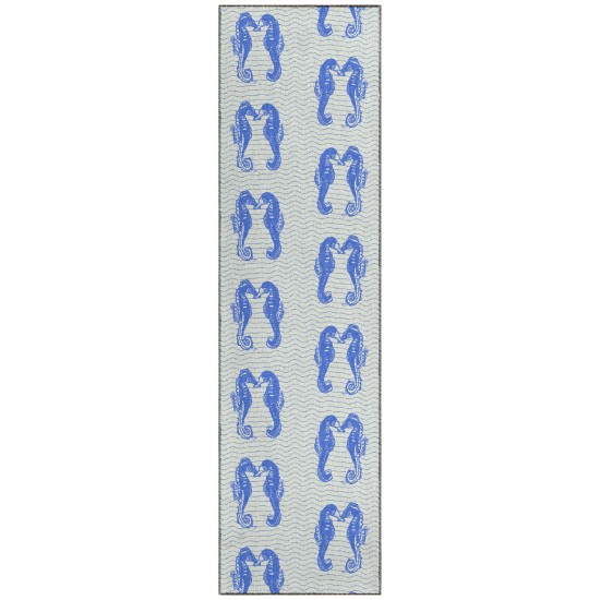 Addison Rugs Surfside ASR45 Blue 2'3" x 7'6" Rug