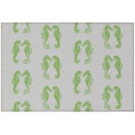 Addison Rugs Surfside ASR45 Green 1'8" x 2'6" Rug