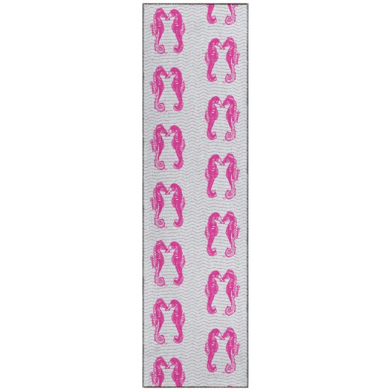 Addison Rugs Surfside ASR45 Pink 2'3" x 7'6" Rug