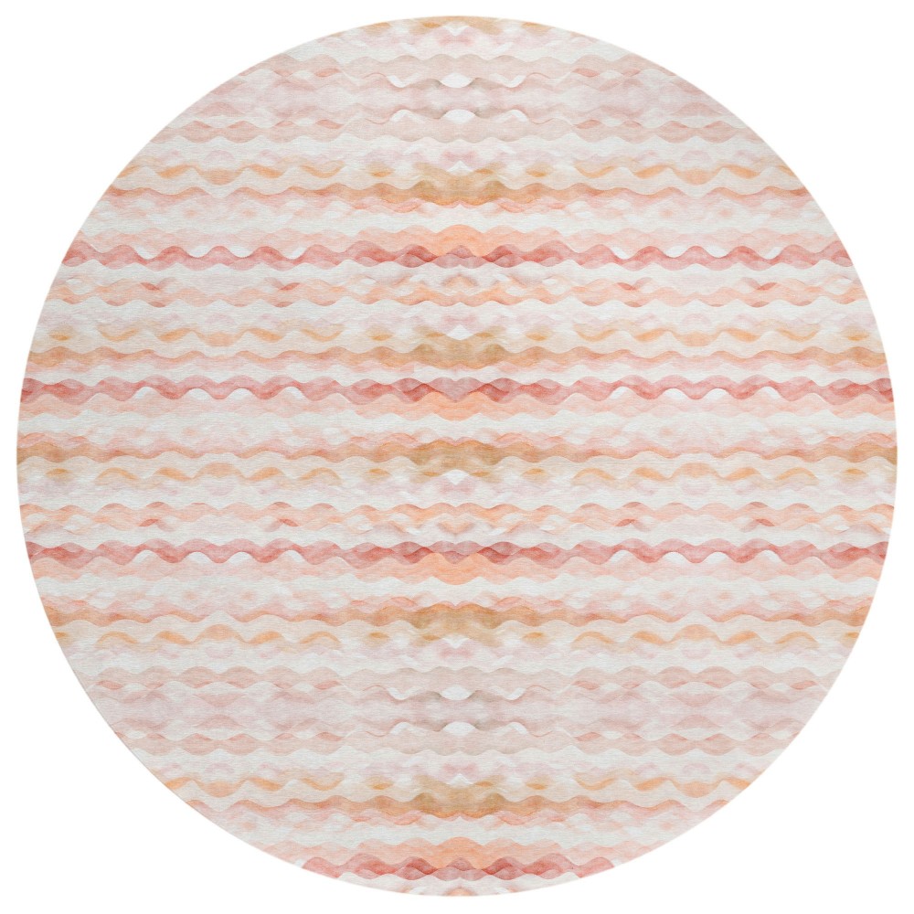 Addison Rugs Surfside ASR46 Peach 8' x 8' Rug