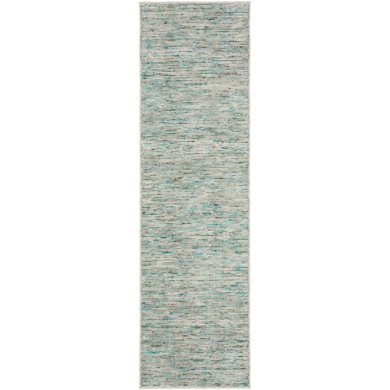 Addison Rugs Villager AVL31 Teal 2'3" x 7'6" Rug