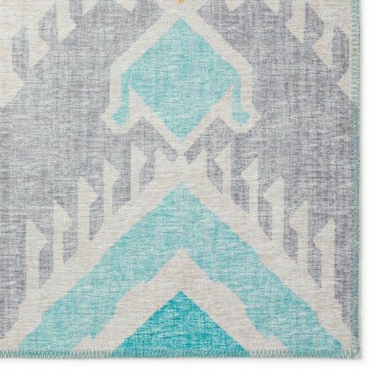 Addison Rugs Yuma AYU32 Aqua 1'8" x 2'6" Rug