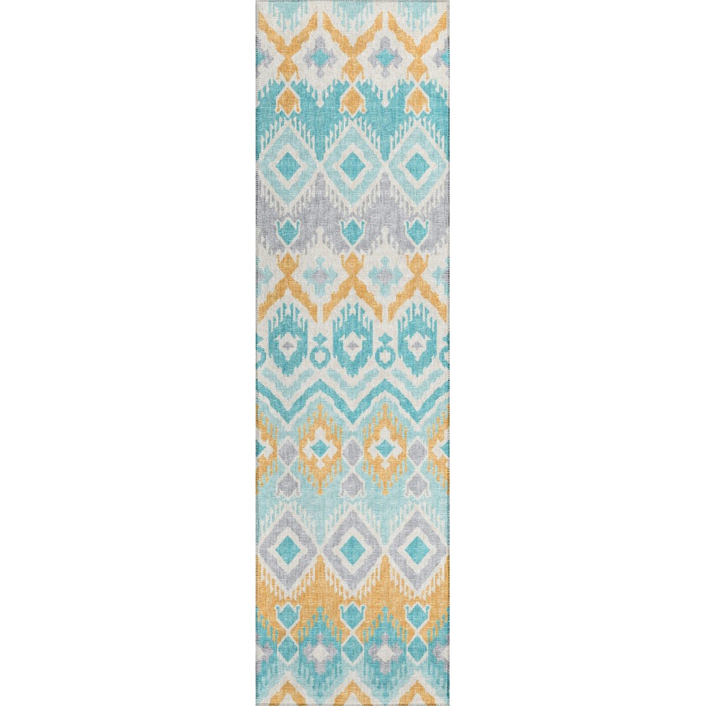 Addison Rugs Yuma AYU32 Aqua 2'3" x 7'6" Rug