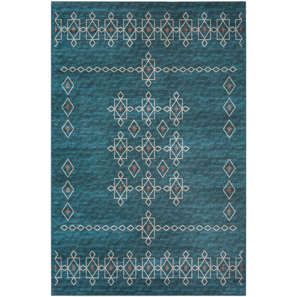 Addison Rugs Yuma AYU33 Blue 3' x 5' Rug Addison Rugs Yuma AYU33 Blue 3' x 5' Rug