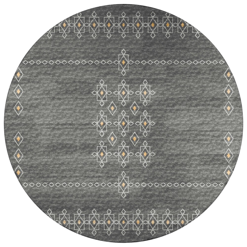 Addison Rugs Yuma AYU33 Gray 8' x 8' Rug Addison Rugs Yuma AYU33 Gray 8' x 8' Rug