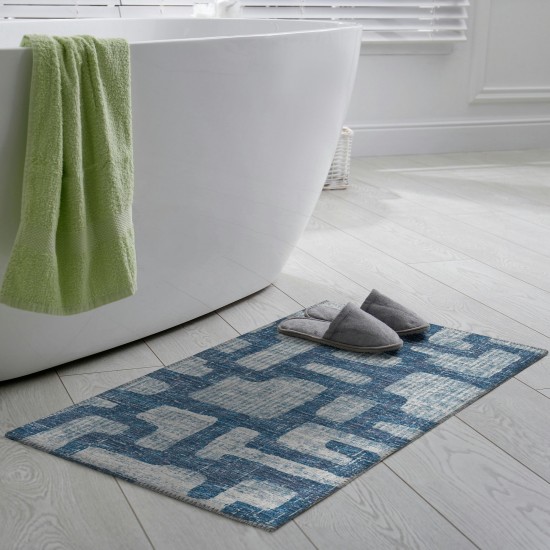 Addison Rugs Yuma AYU34 Blue 1'8" x 2'6" Rug