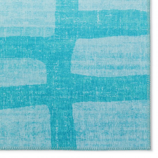 Addison Rugs Yuma AYU34 Turquoise 1'8" x 2'6" Rug