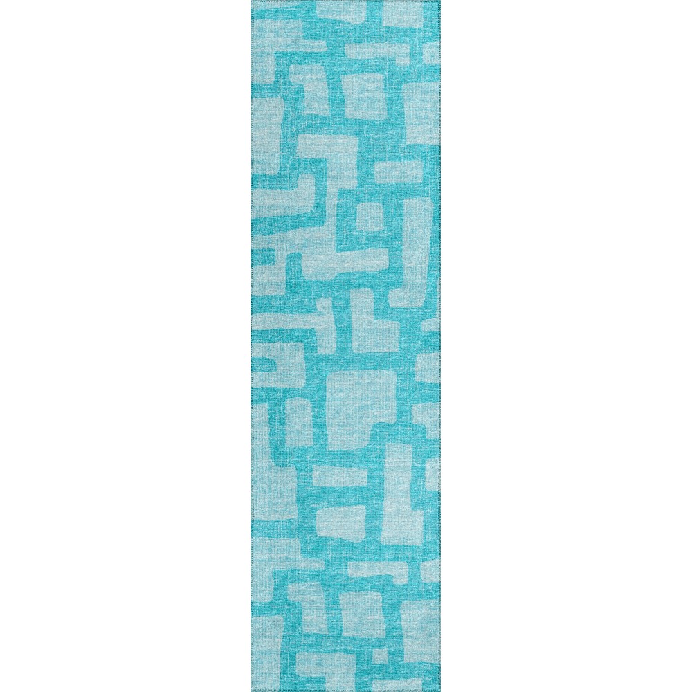 Addison Rugs Yuma AYU34 Turquoise 2'3" x 7'6" Rug