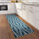 Addison Rugs Yuma AYU36 Blue 2'3" x 7'6" Rug